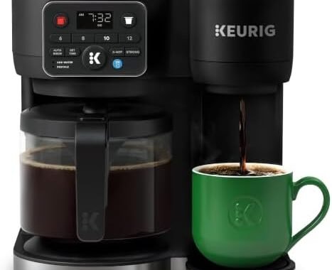 Keurig K-Duo Hot & Iced Single Serve & Carafe Coffee Maker, MultiStream Technology, 72oz Reservoir (Gen 2) | MultiStream Technology, Reservoir (Gen 2)